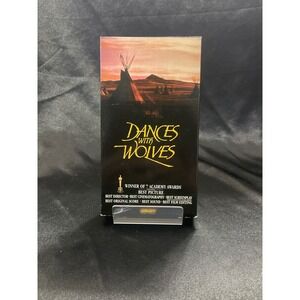 Dances with Wolves VHS 1990 Kevin Costner Academy Award Winner Orion Home Video